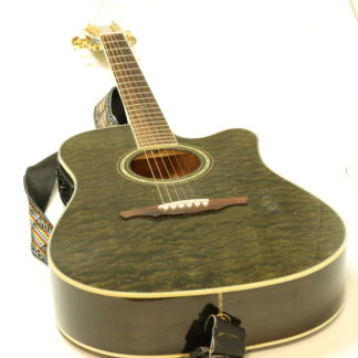 Alvarez FD60BK elektroakustinen kitara, käytön jälkeä, kantopussi